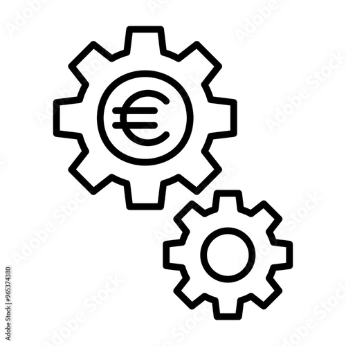 gear icon vector illustration