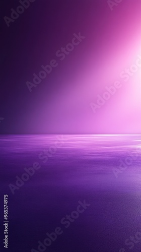 Purple Sunset Over Calm Water