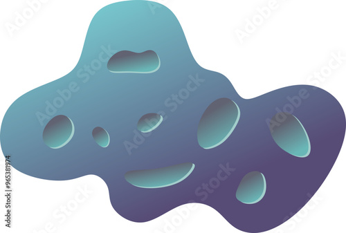 Space Asteroid Illustration