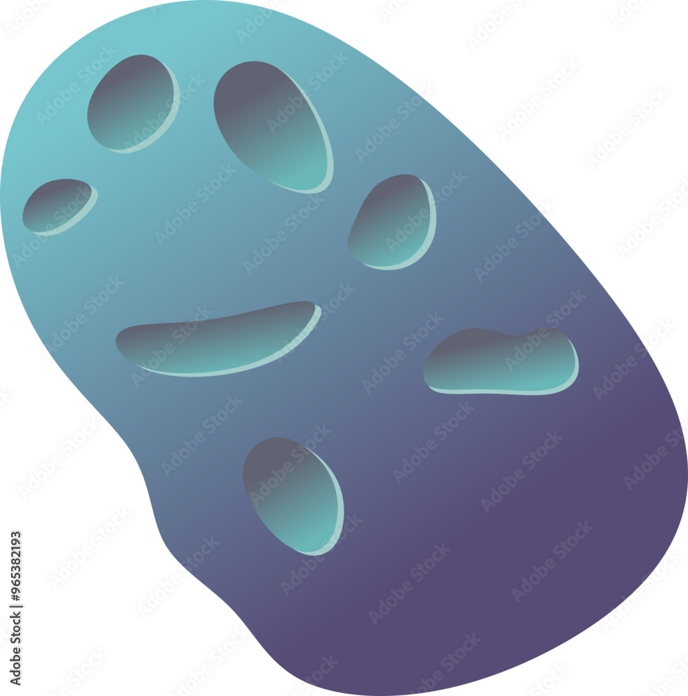 Space Asteroid Illustration Space Asteroid Illustration