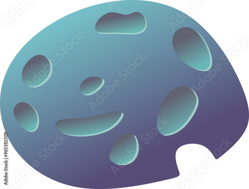 Space Asteroid Illustration