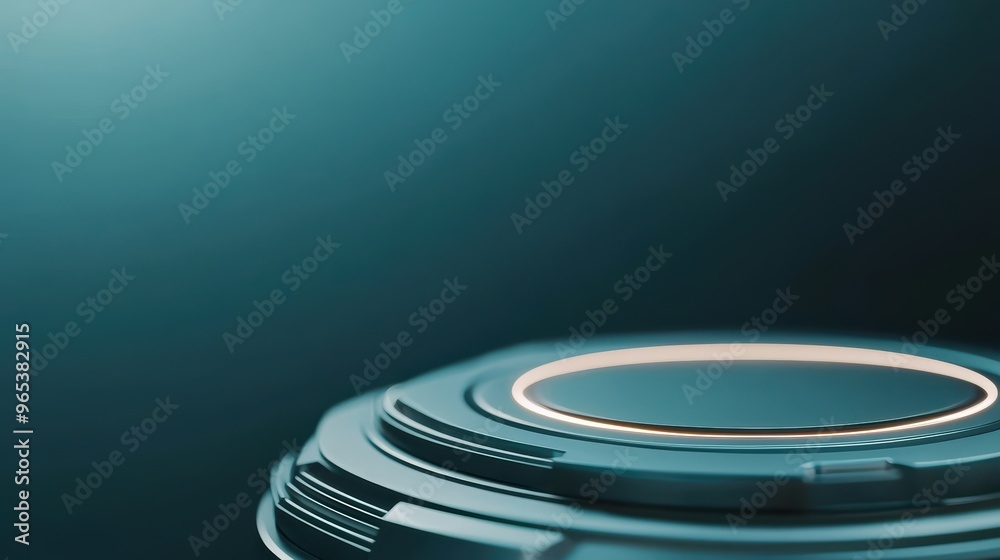 Futuristic Holographic Energy Conference in Dark Corporate Setting - with Copy Space for Text and Selective Focus on Foreground Futuristic Holographic Energy Conference in Dark Corporate Setting - with Copy Space for Text and Selective Focus on Foreground