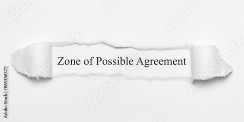 Zone of Possible Agreement photo