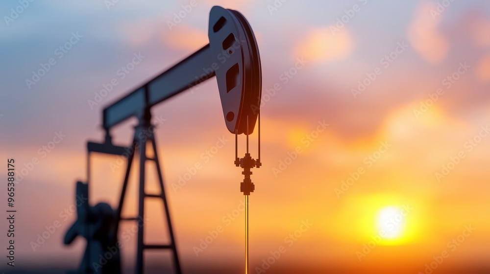 Global Economic Impact of Oil Price Volatility - with Copy Space, Selective Focus in Global Economic Impact of Oil Price Volatility - with Copy Space, Selective Focus in