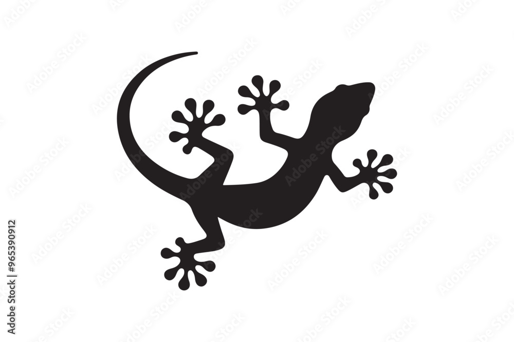 Gecko silhouette vector illustration, Gecko silhouette vector, Gecko silhouette PNG Gecko silhouette vector illustration, Gecko silhouette vector, Gecko silhouette PNG