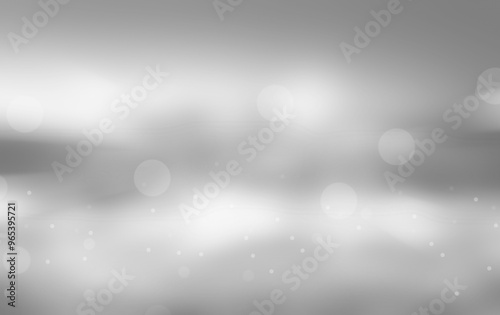  Gray background with bokeh light for presentation show design concept