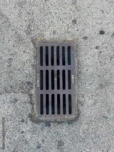 Wallpaper Mural Drainage for rainwater on a road Torontodigital.ca