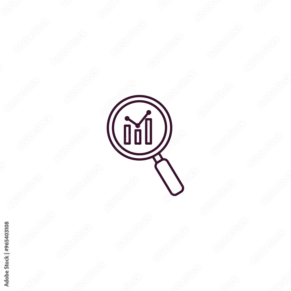 data analyser outline icon. Linear vector from computer concept. Thin line data analyser icon isolated on white background data analyser outline icon. Linear vector from computer concept. Thin line data analyser icon isolated on white background