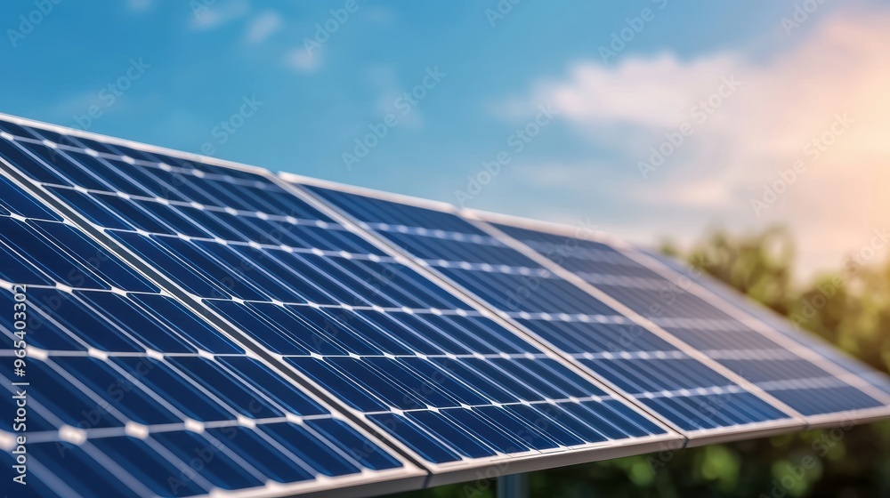 Futuristic Solar Power Predictions Holographic Graph Eco-Tech Background with Copy Space, Selective Focus, Futuristic Solar Power Predictions Holographic Graph Eco-Tech Background with Copy Space, Selective Focus,