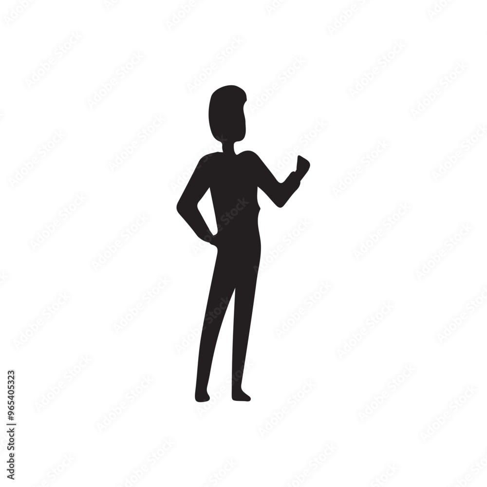 silhouette of a man. silhouette of a person silhouette of a man. silhouette of a person