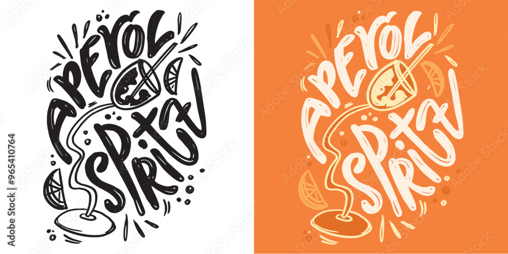 Obraz premium Funny trendy printable hand drawn doodle lettering quote . Lettering for t-shirt design, mug print, bag print, clothes fashion. 100% hand drawn vector image.