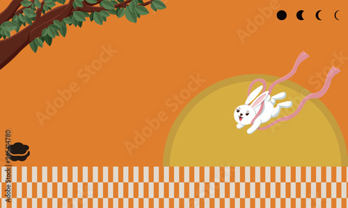 Mid-Autumn Festival Rabbit in Flight（多个值）