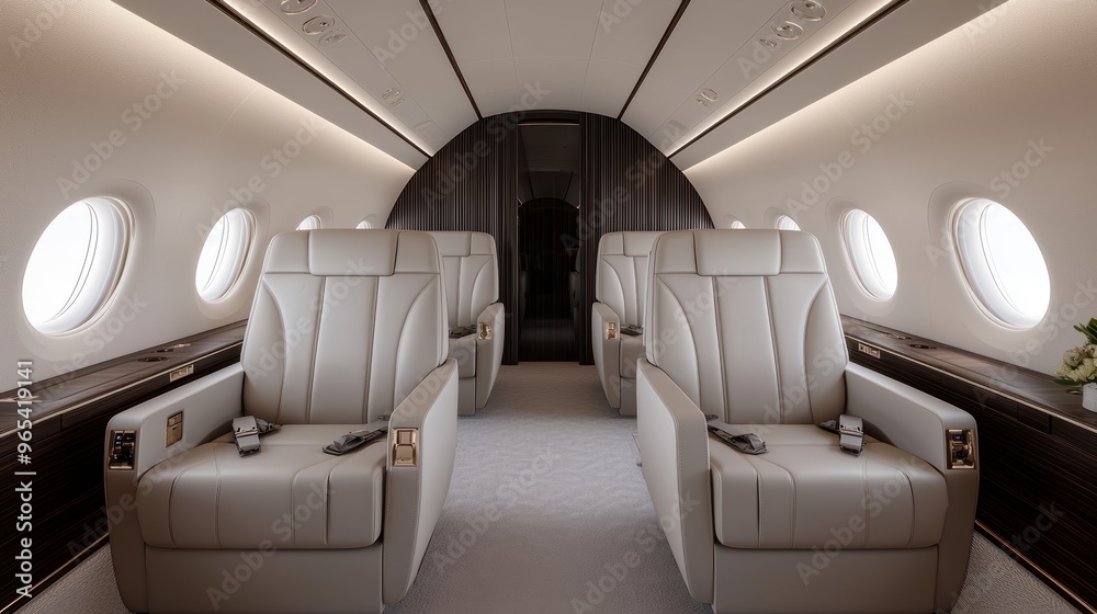 Opulent Private Jet Interior: Lavish Seating and Reflections in Stunning with Ray Tracing, Quality Opulent Private Jet Interior: Lavish Seating and Reflections in Stunning with Ray Tracing, Quality
