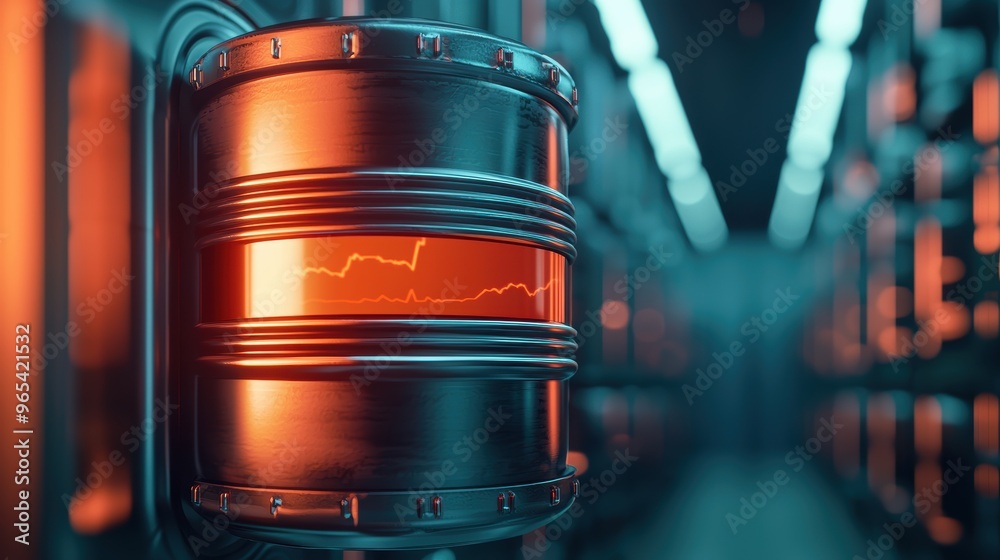 Futuristic Holographic Energy Market Turbulence - with Copy Space and Selective Focus on Foreground Futuristic Holographic Energy Market Turbulence - with Copy Space and Selective Focus on Foreground