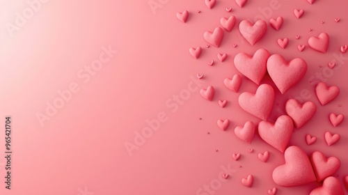 pink heart with water drops