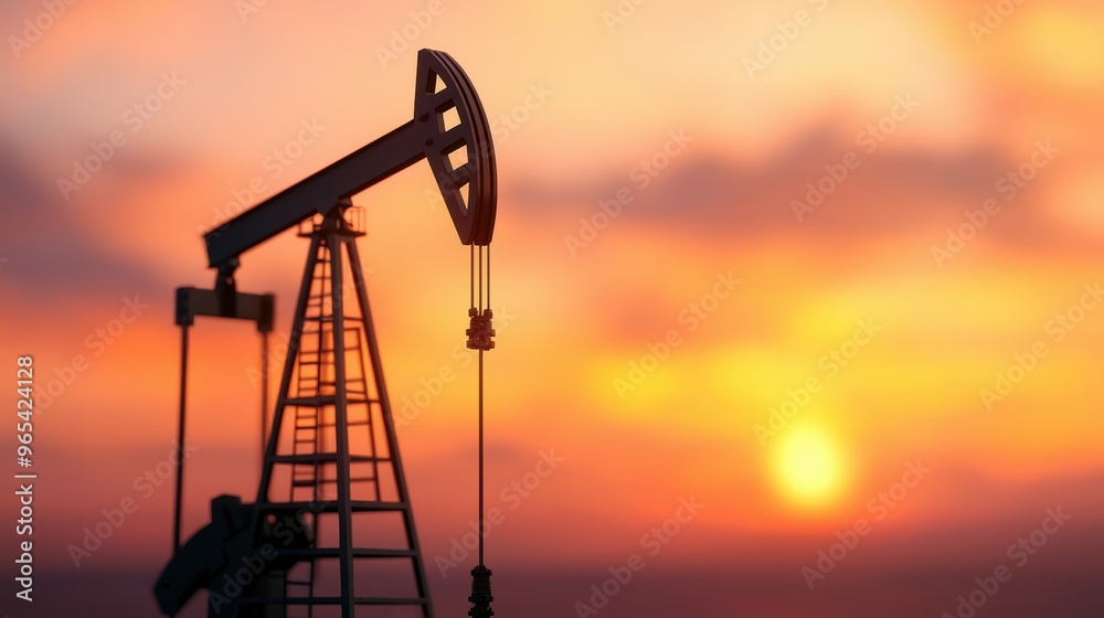 Global Economic Impact of Oil Price Volatility - with Copy Space, Selective Focus, Global Economic Impact of Oil Price Volatility - with Copy Space, Selective Focus,