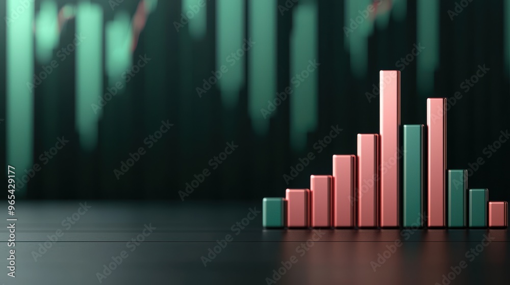 Futuristic Holographic Energy Trading Floor with Oil Price Charts in Dark Sleek Environment - with Copy Space
