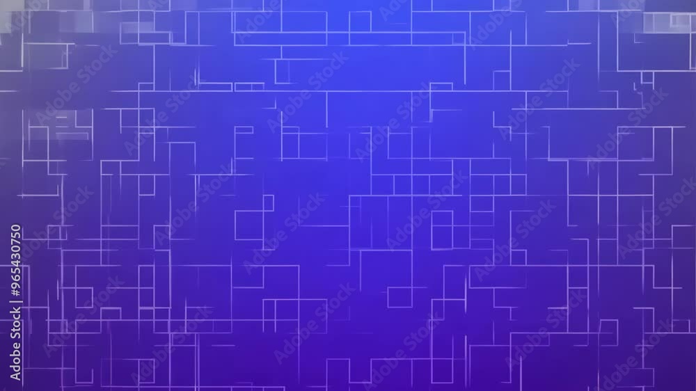 Floating through 3d cyberspace with animated moving connection lines on dark blue background. Abstract geometrical futuristic effect for techno title screen or business presentation cover. Floating through 3d cyberspace with animated moving connection lines on dark blue background. Abstract geometrical futuristic effect for techno title screen or business presentation cover.