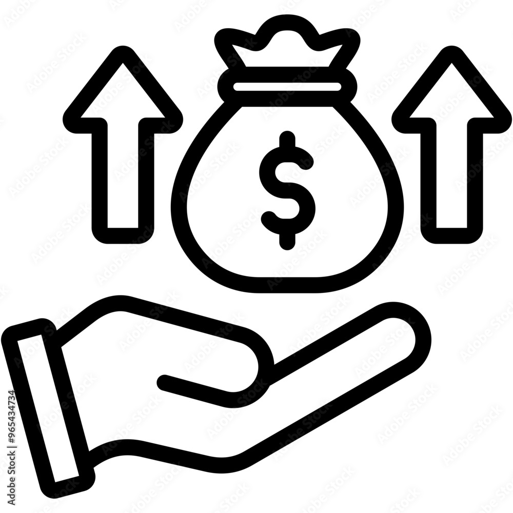 Profit Margin Icon Profit Margin Icon