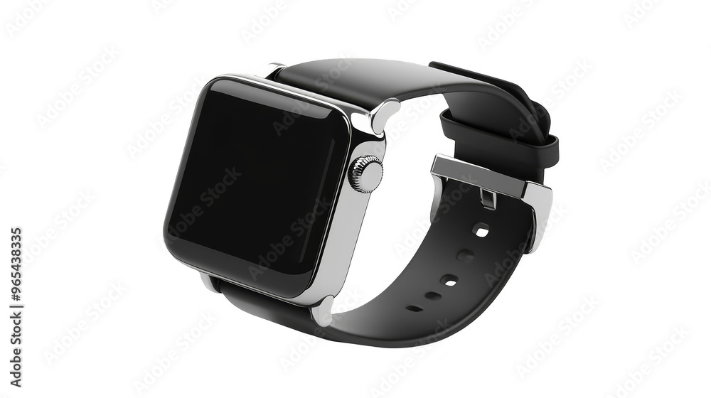 Smartwatch on a Checkered Background Smartwatch on a Checkered Background