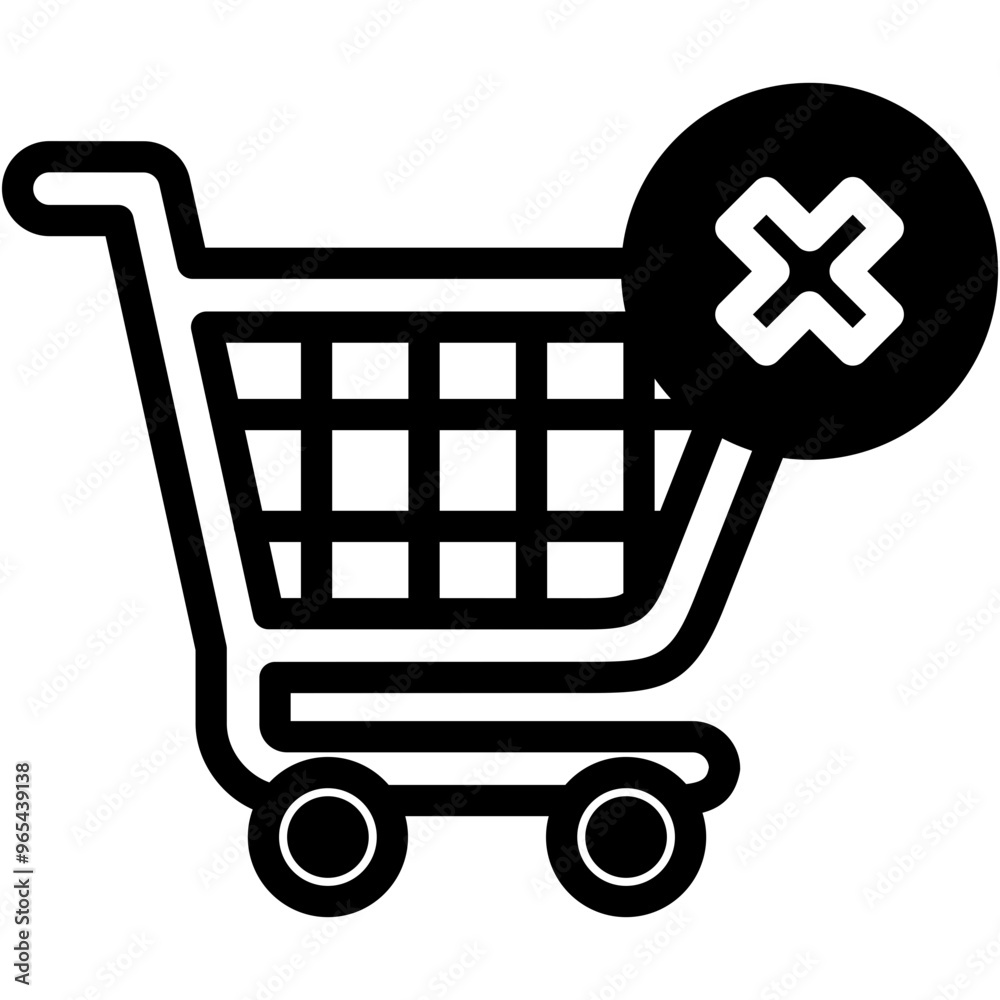 Empty Shopping Cart Icon Empty Shopping Cart Icon