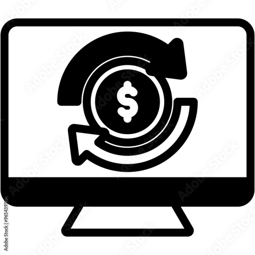 Currency Deflation Icon