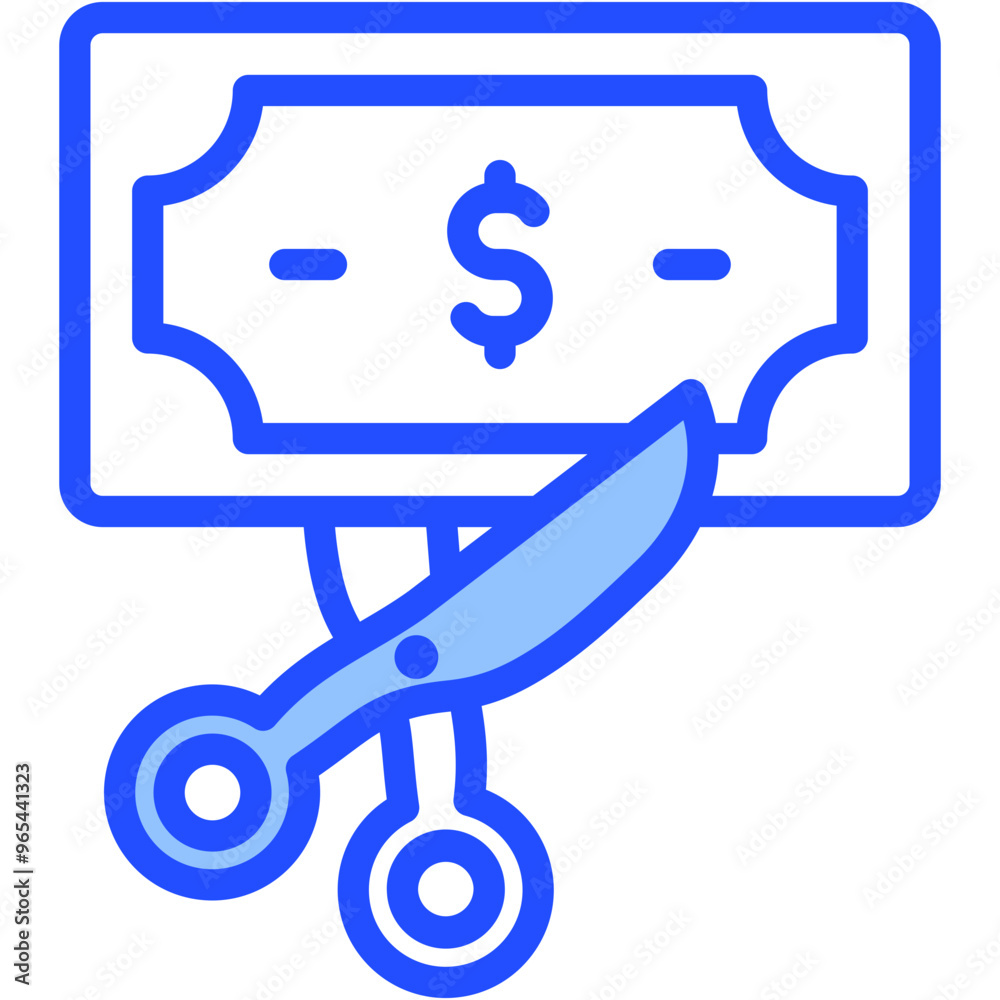 Budget Cut Icon