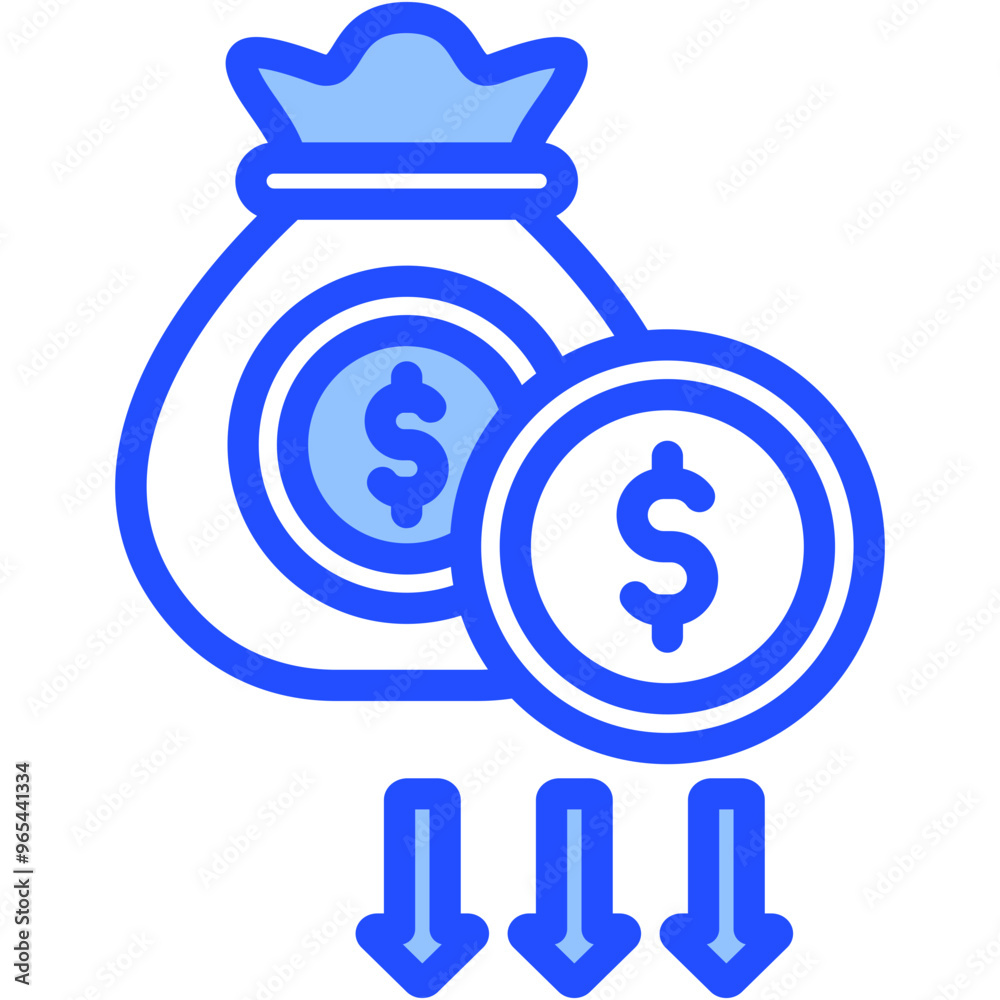 Economic Downturn Icon Economic Downturn Icon