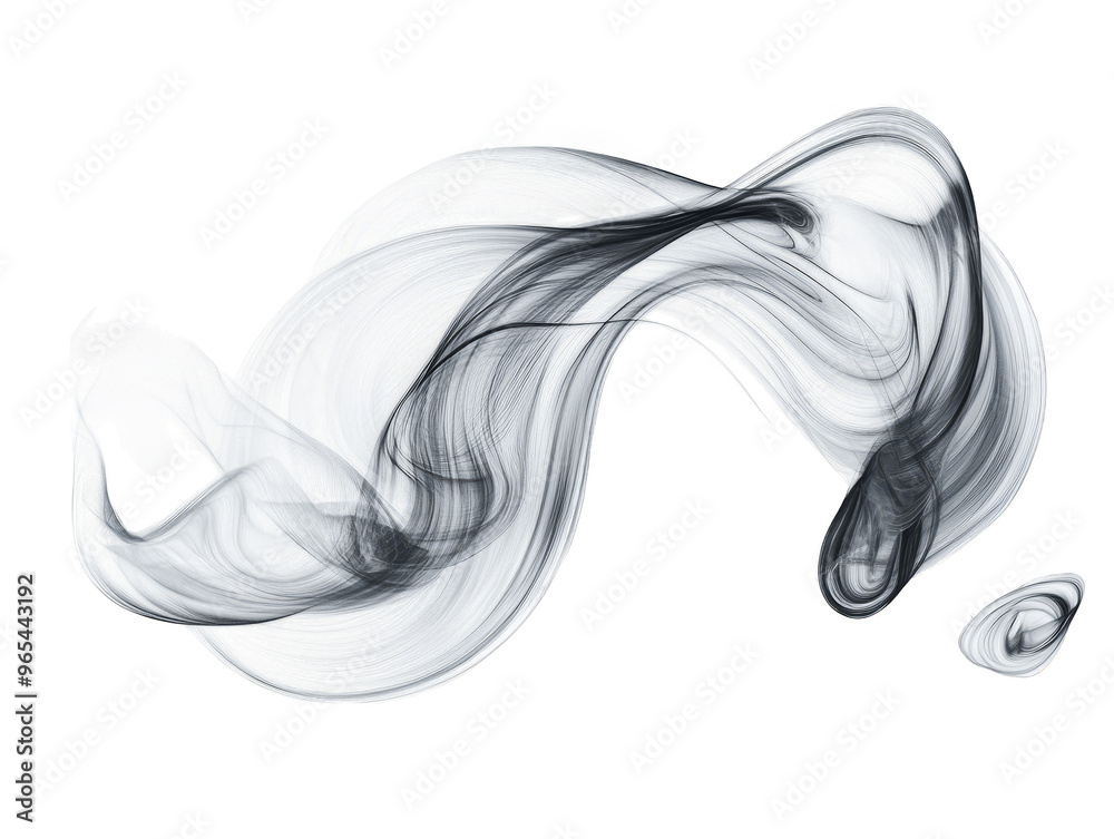 Abstract Art with Gray and Black Swirls on Checkered Background Abstract Art with Gray and Black Swirls on Checkered Background