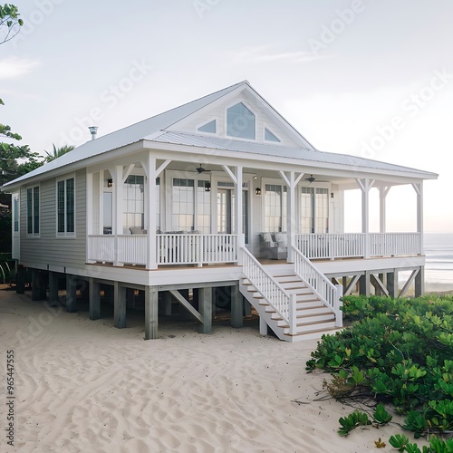 beach hut on the beach