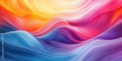 Abstract colorful wavy background.