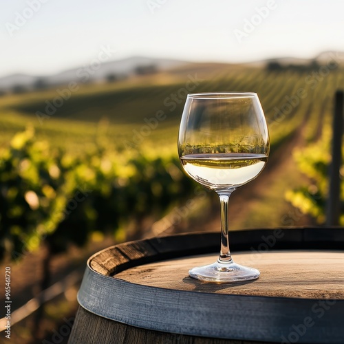  close-up_of_a_wine_glass_on_a_barrel