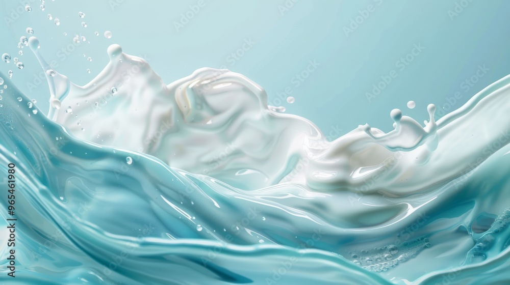 Abstract summer background with water waves and sunlight featuring moisturizer cosmetics Abstract summer background with water waves and sunlight featuring moisturizer cosmetics