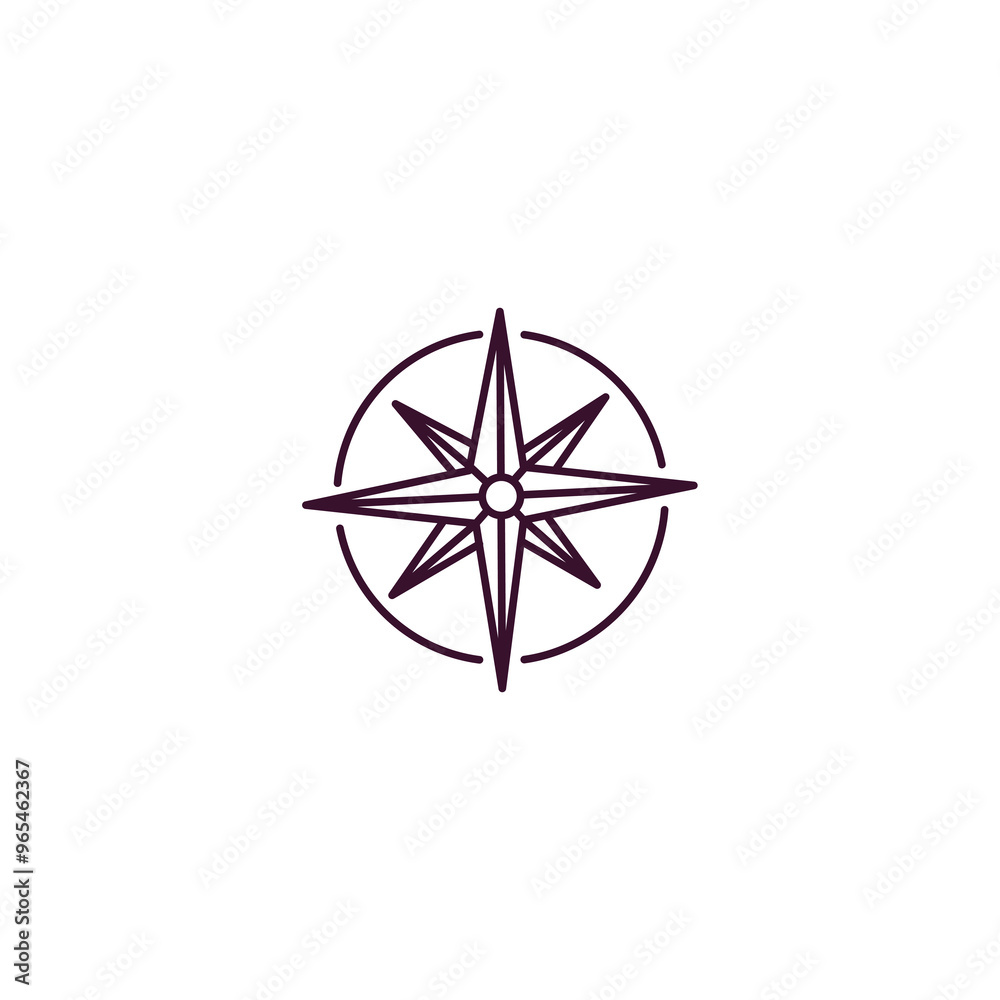 draw with compass outline icon. Linear vector from education concept. Thin line draw with compass icon isolated on white background draw with compass outline icon. Linear vector from education concept. Thin line draw with compass icon isolated on white background