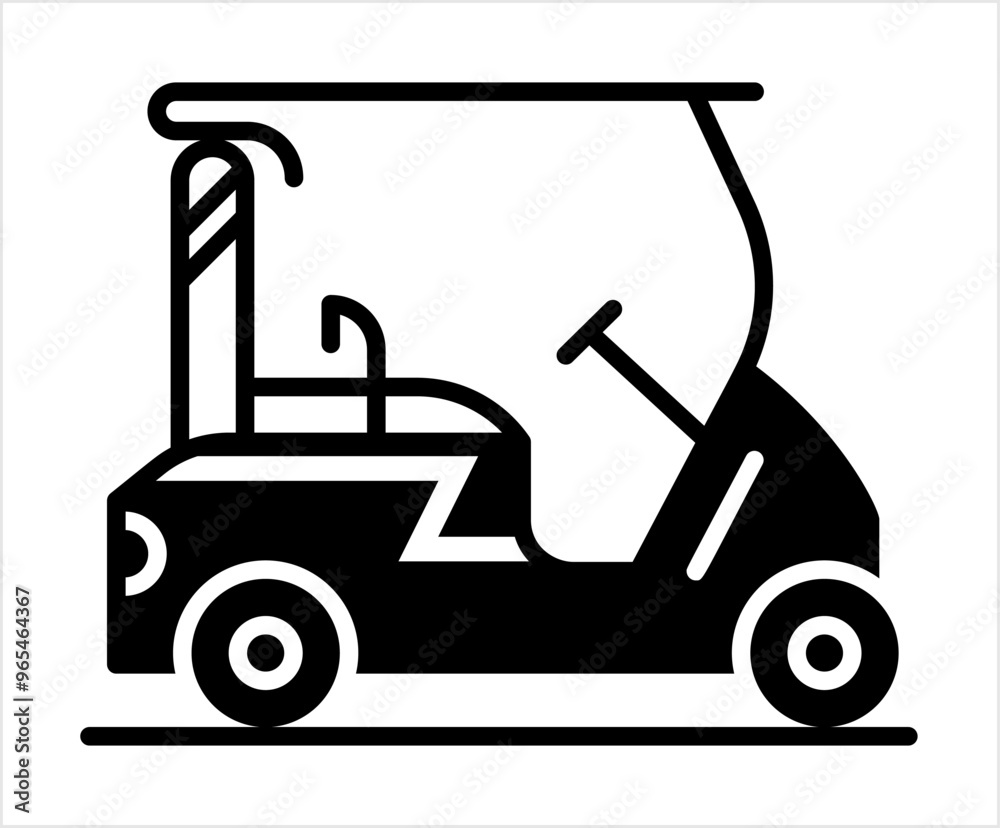 Fototapeta premium Golf Cart Icon M_2408002