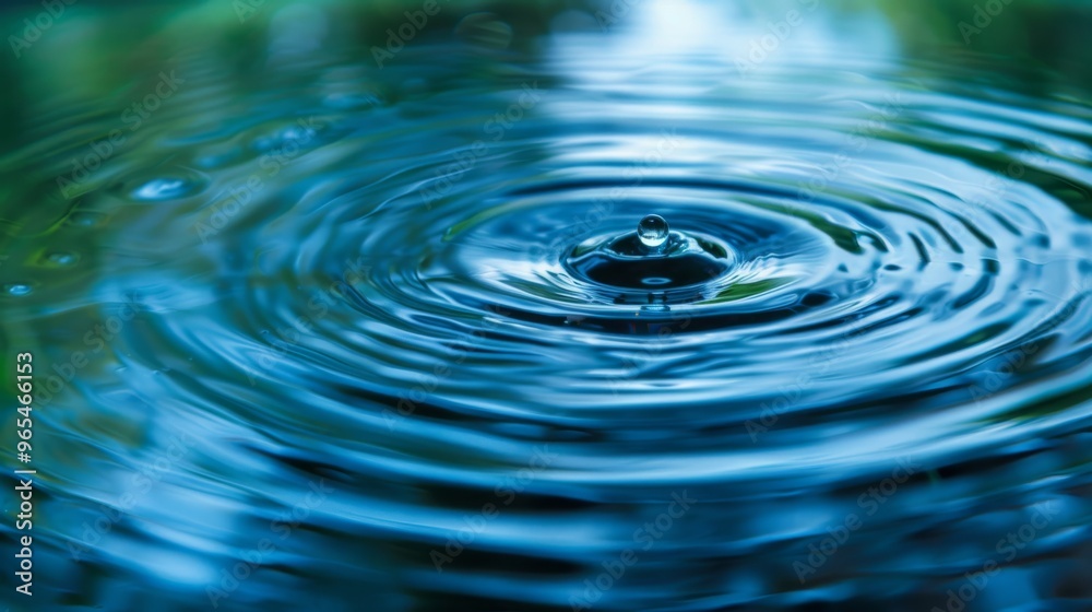 Reflective blue mint water with natural ripples Reflective blue mint water with natural ripples