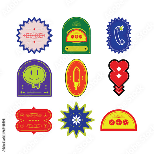 Vibrant Tactile Sticker
