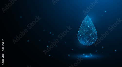 Technology water drop background. Vector illustration. Vector Abstract technology circuit lines. Technology vector background.Eps10 vector illustration.	