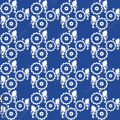 Japanese fabric pattern without seam borders