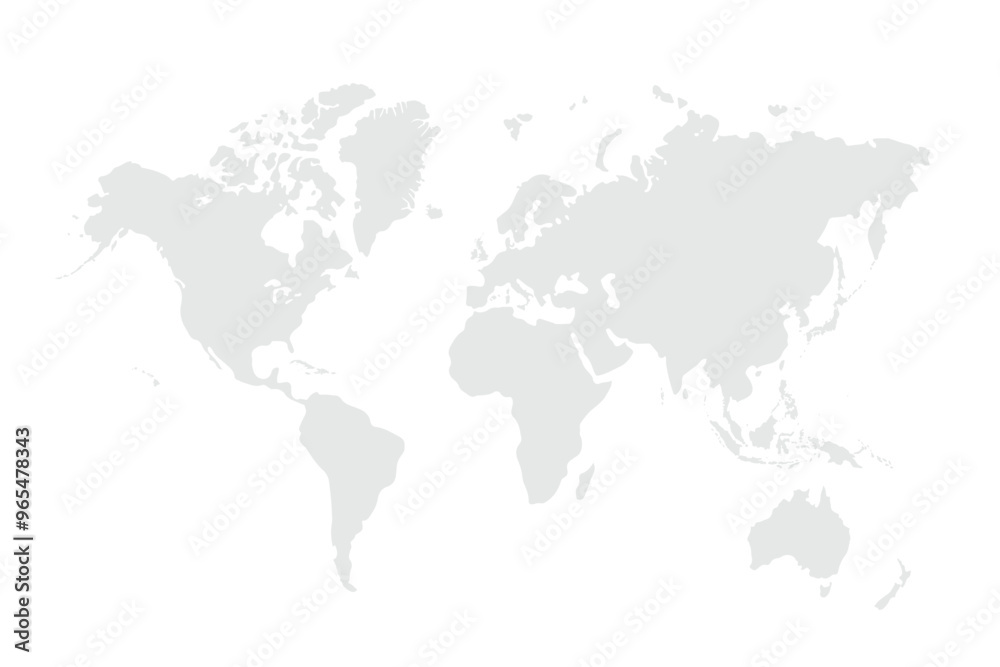 World map vector, isolated on white background. Flat Earth, gray map template for web site pattern, annual report, infographics. Globe similar world map icon. vector EPS10. World map vector, isolated on white background. Flat Earth, gray map template for web site pattern, annual report, infographics. Globe similar world map icon. vector EPS10.