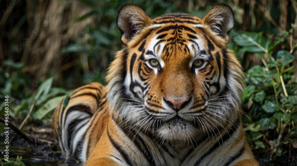 Obraz premium Wildlife Photographer's Tiger Shot World Photo Day Feature