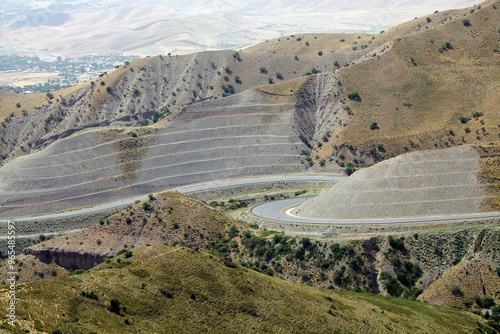 The road to Gorno-Badakhshan in Tajikistan photo