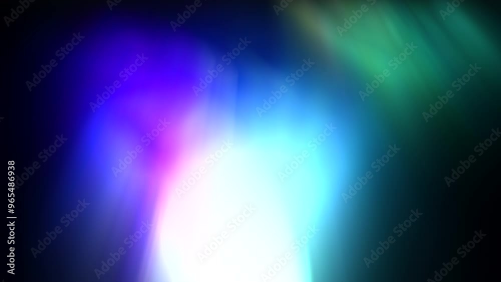 Aurora on Black Background Animation Aurora on Black Background Animation