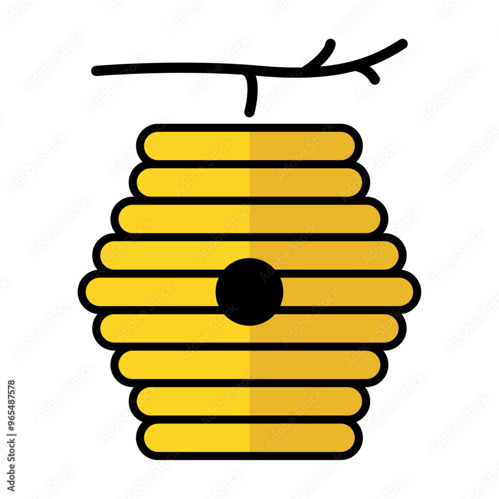 Hive natural icon, bee web flat habitat sign, graphic vector illustration Hive natural icon, bee web flat habitat sign, graphic vector illustration