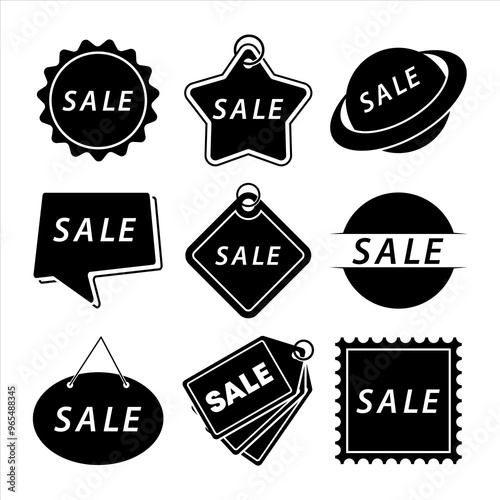 simple sell icon template