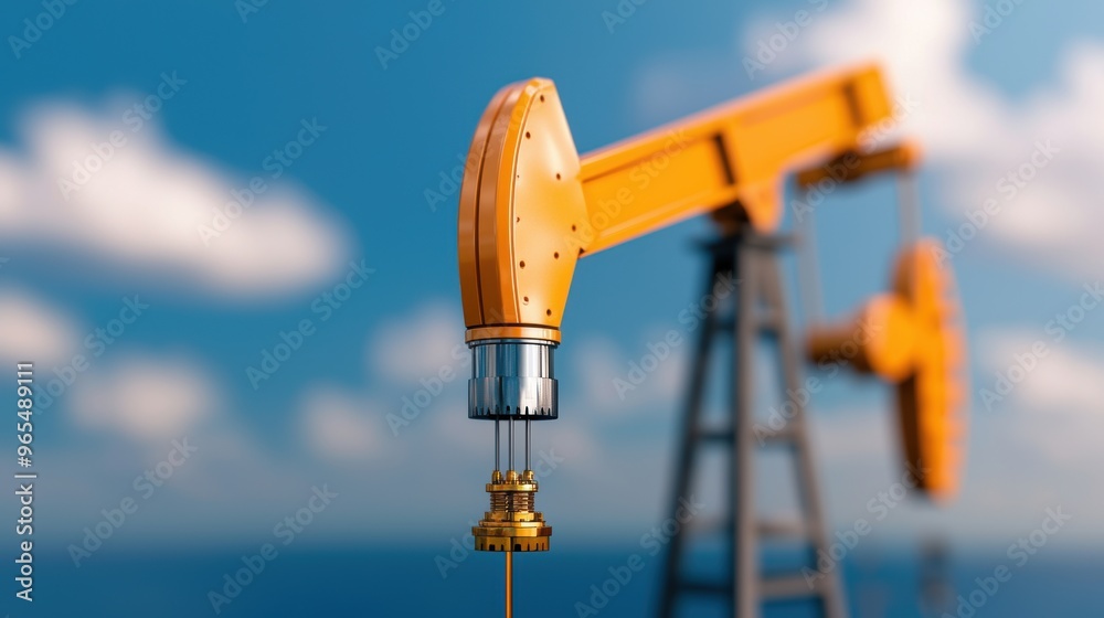 Falling Oil Prices Financial Impact Concept - with Copy Space and Selective Focus in Falling Oil Prices Financial Impact Concept - with Copy Space and Selective Focus in