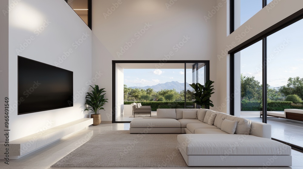 custom made wallpaper toronto digitalModern Luxury Home Interior with , Ray Tracing, and Ambient Lighting showcasing Stylish Furniture