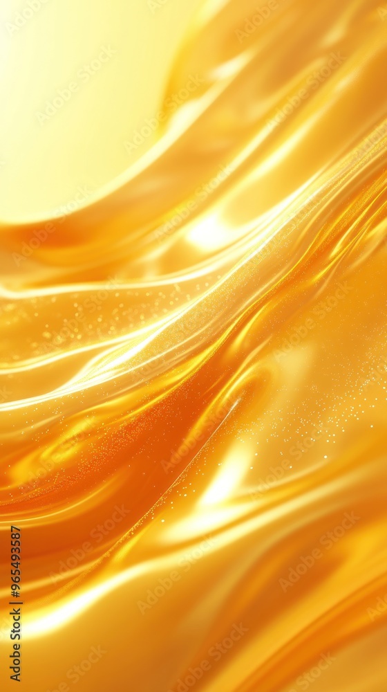 Abstract Golden Liquid with Glimmering Texture Abstract Golden Liquid with Glimmering Texture