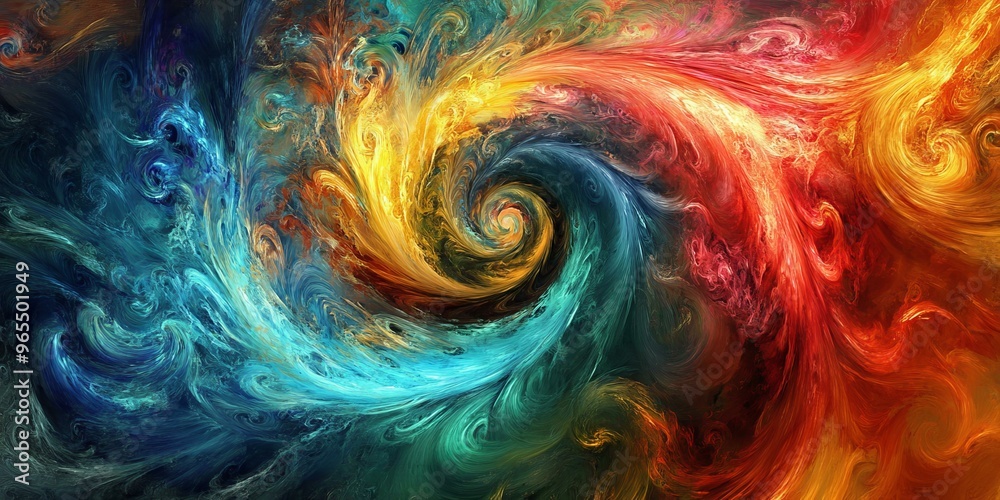Abstract swirling colors, vibrant and dynamic. Abstract swirling colors, vibrant and dynamic.
