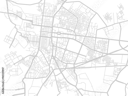 Street map of town background in gray.  Street map of town for your web site design, logo, app, UI. Stock vector.  EPS10.